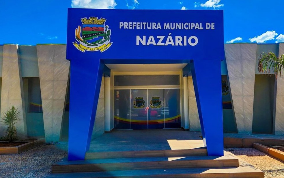 Prefeitura de Nazário — Foto: Reprodução/Prefeitura de Nazário