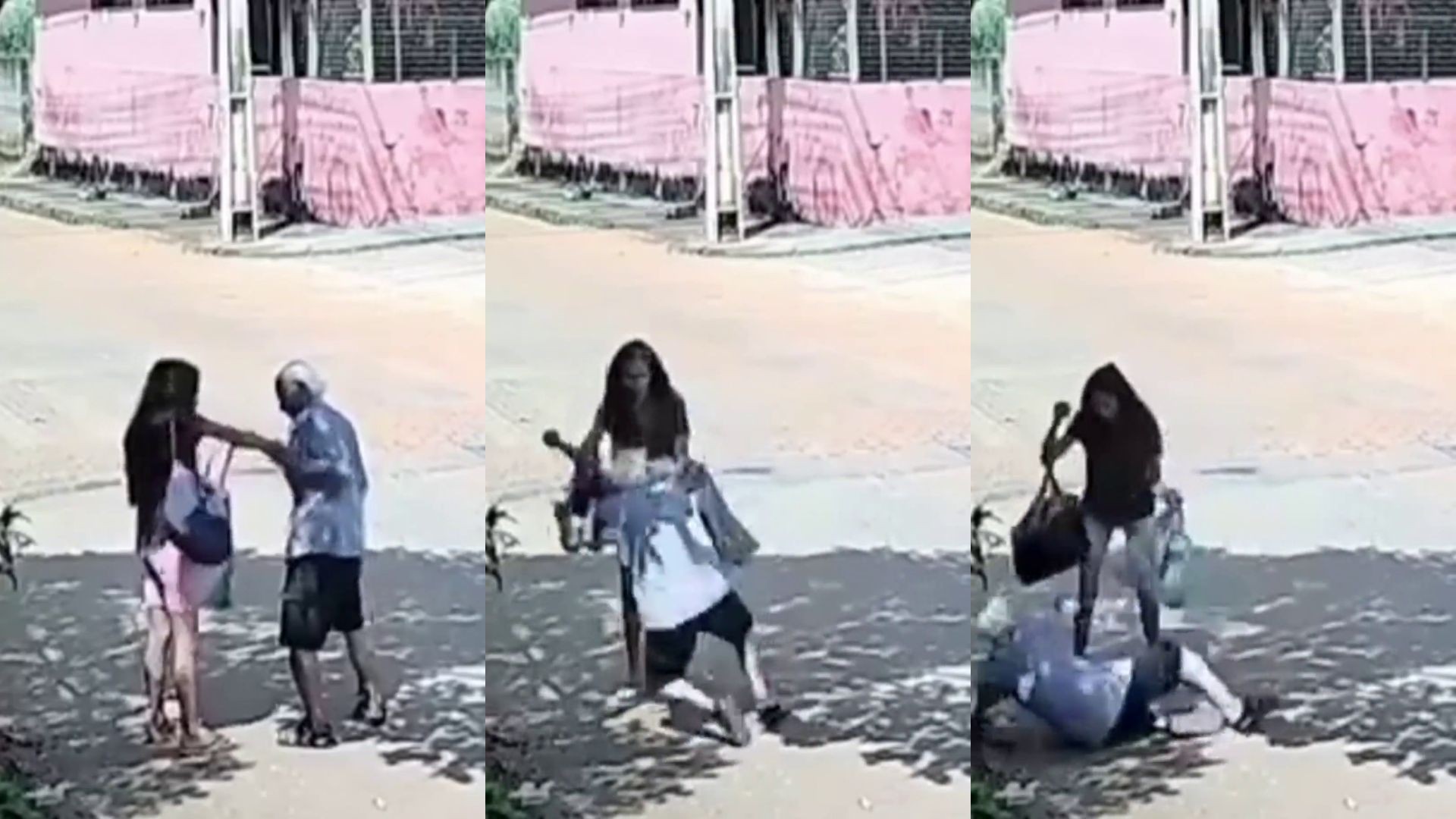 Idoso de 92 anos cai e se fere ao ser roubado por mulher que ofereceu 'ajuda' com compras; VÍDEO