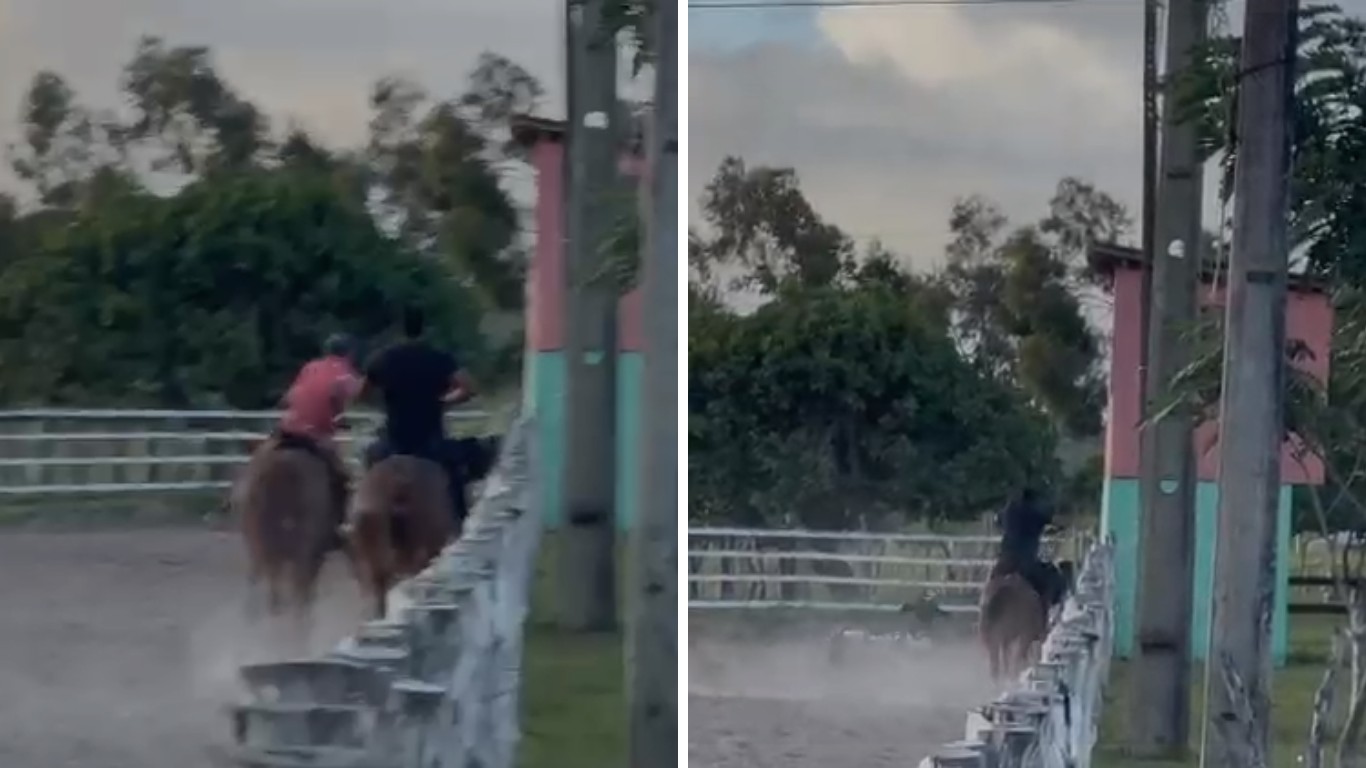 VÍDEO: vaqueiro morre após cair de cavalo em Panelas