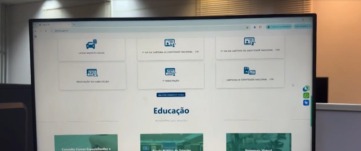 Site e app do Detran-RJ ficam fora do ar neste sábado para modernização