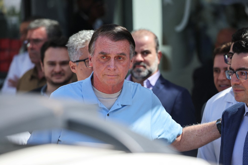 Ex-presidente Jair Bolsonaro passou por nova cirurgia abdominal — Foto: REUTERS/Adriano Machado