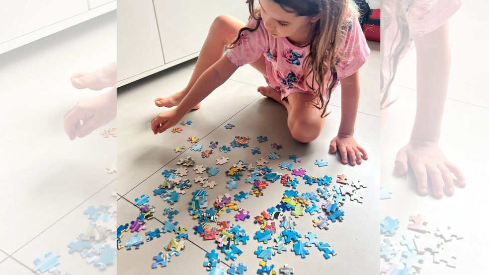 2 de 2
Fam&iacute;lia faz campanha para tratamento de menina de seis anos com tumor cerebral raro &mdash; Foto: Arquivo pessoal