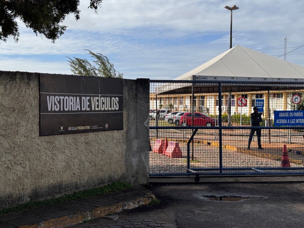 Detran deve ter serviços afetados por paralisação de servidores, nesta terça (8) — Foto: Vinícius Marinho/Inter TV Cabugi