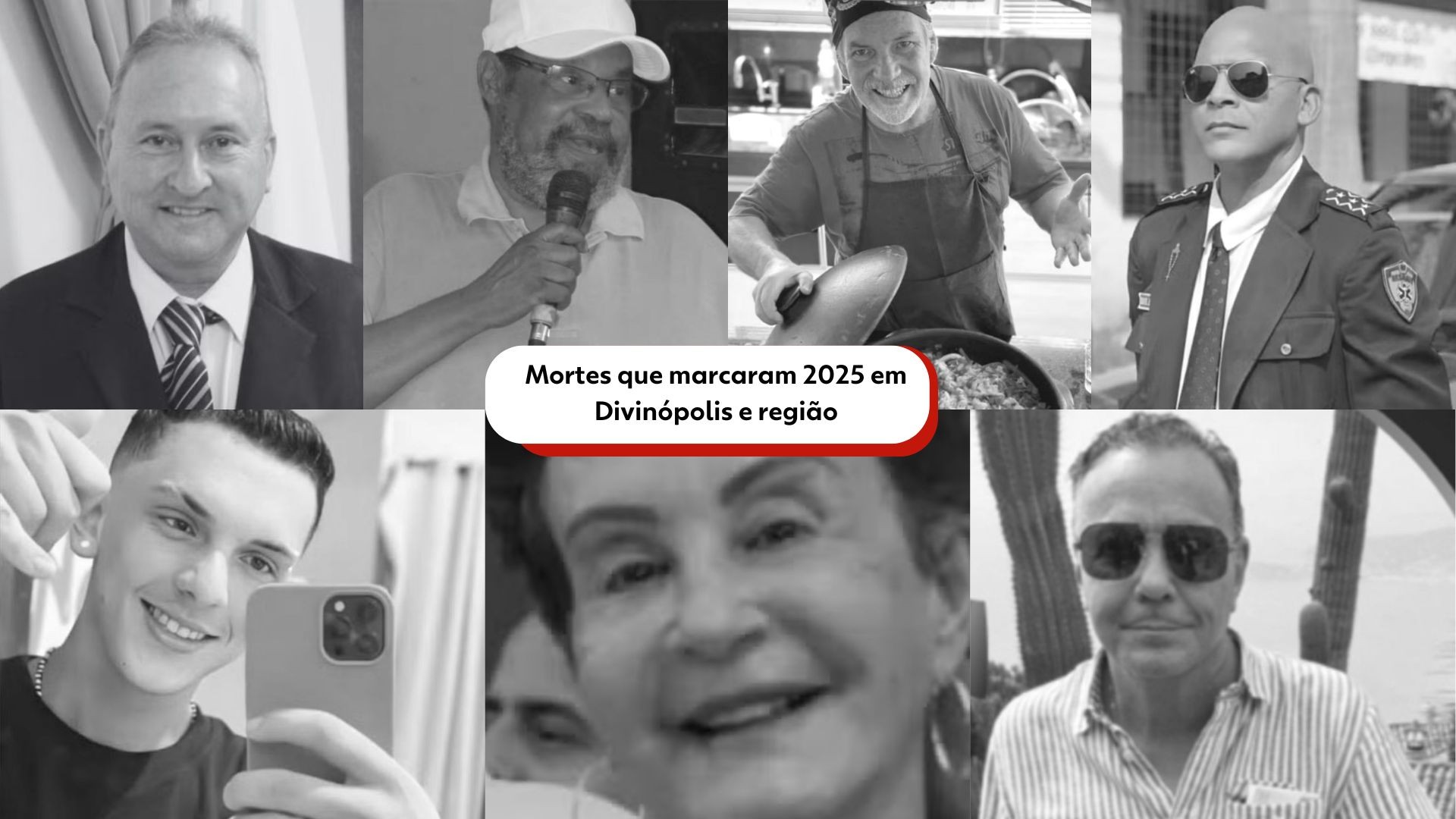 Eles nos deixaram em 2025: vejas as mortes que marcaram Divinópolis e região