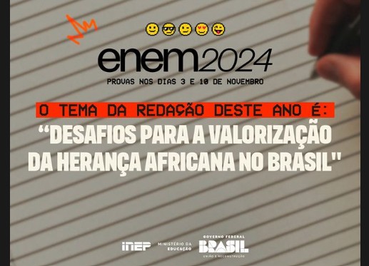 Tema da redação do Enem sobre valorização da herança africana não é óbvio, mas segue padrão, avaliam professores