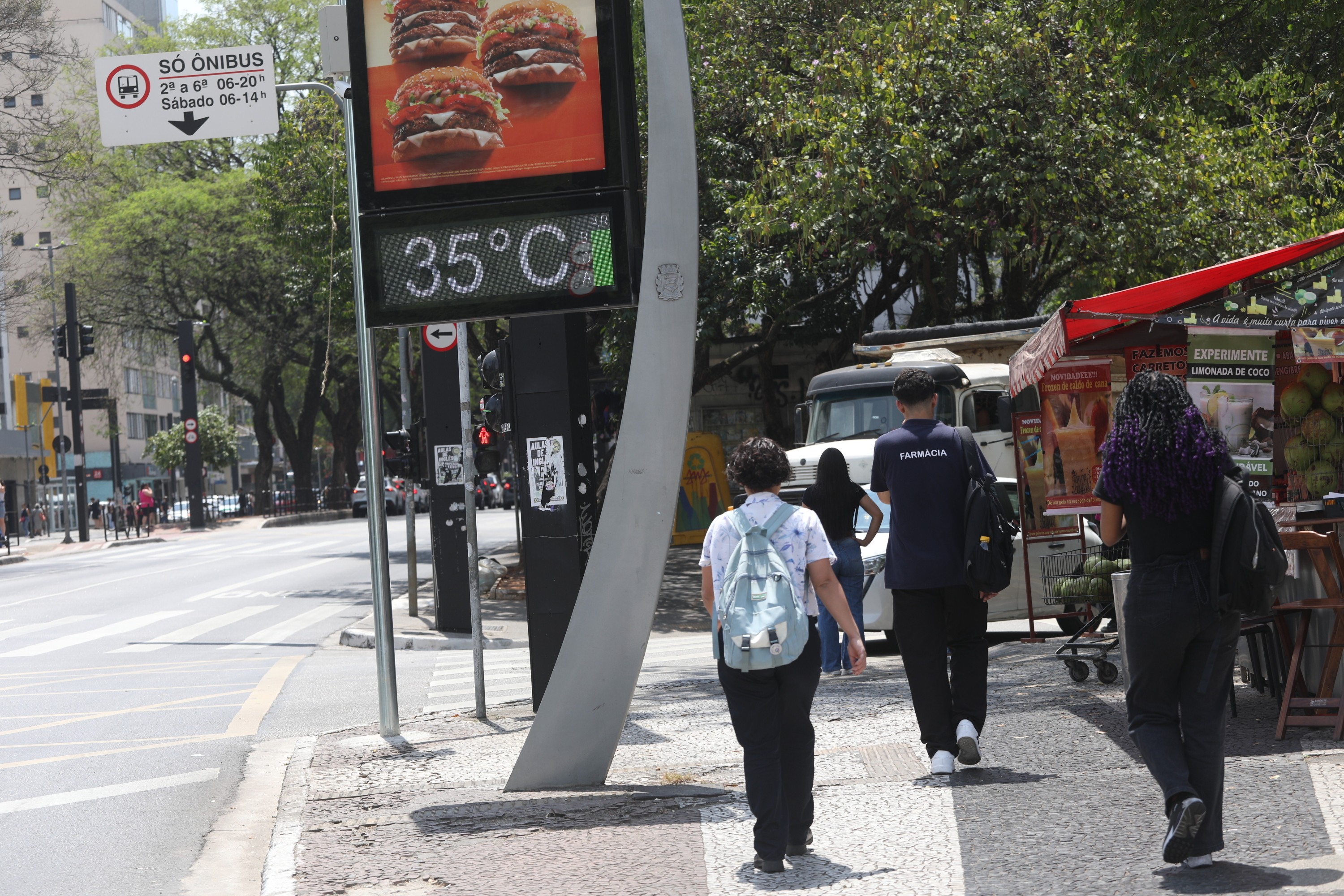 Com 35,1°C, cidade de SP tem recorde de calor do ano nesta segunda