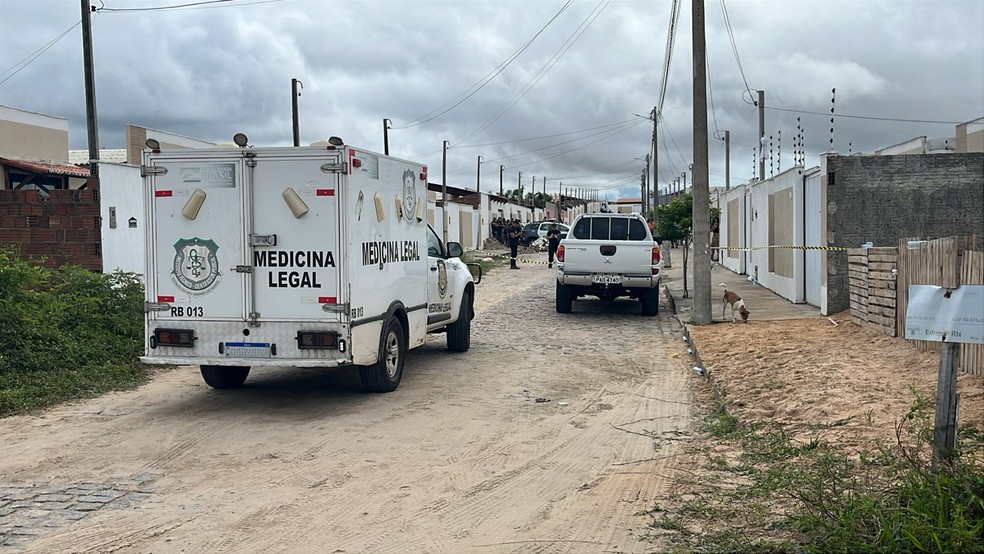 Confronto terminou com morte de suspeito na Grande Natal — Foto: Sérgio Henrique Santos/Inter TV Cabugi