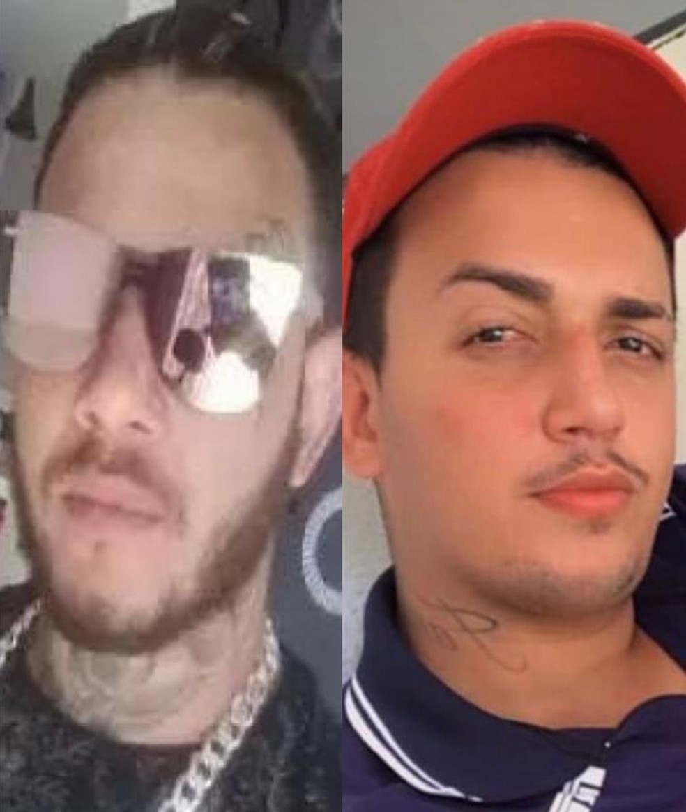 Vítimas foram identificadas como Adailton Rodrigues da Silva, de 32 anos, e Thiago Alves Miranda, de 21 anos  — Foto: Reprodução 