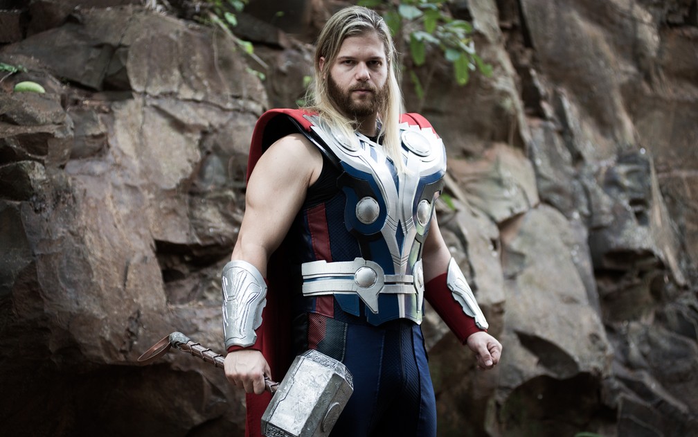 Cosplay de Thor, brasileiro aproveita semelhança com ator de Hollywood e  rouba a cena: 'personagem me escolheu', Ribeirão Preto e Franca