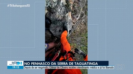 Homem é resgatado após cair enquanto tirava foto na serra de Taguatinga