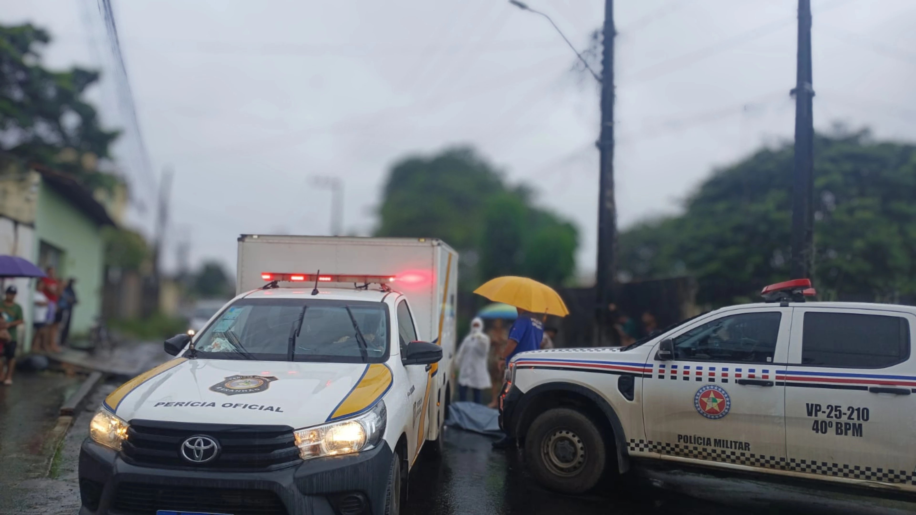 Motociclista morre em acidente envolvendo duas motos durante temporal em São Luís