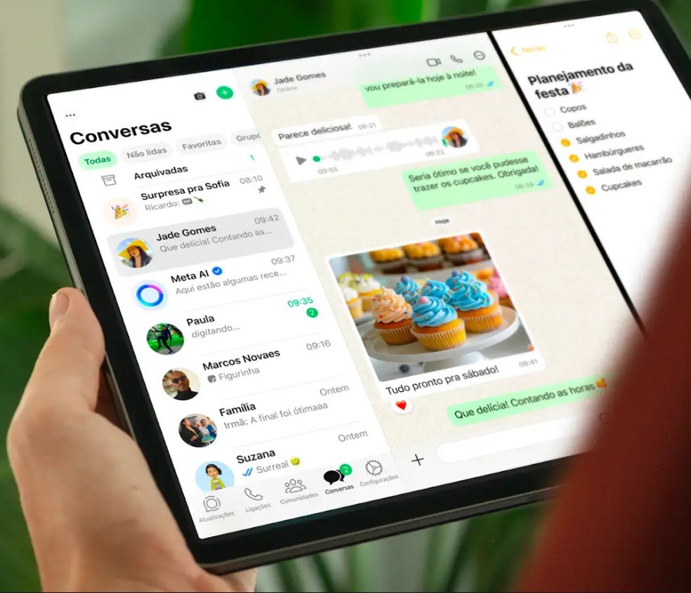 WhatsApp ganha versão para iPad — Foto: Divulgação/WhatsApp
