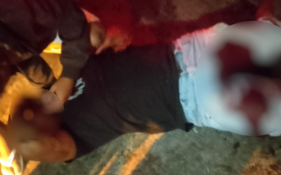 Imagem do tiroteio em Luziânia