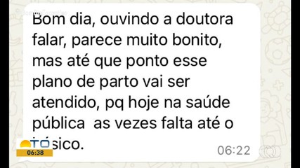 Telespectadores tiram dúvidas sobre plano de parto no Bom Dia Responde