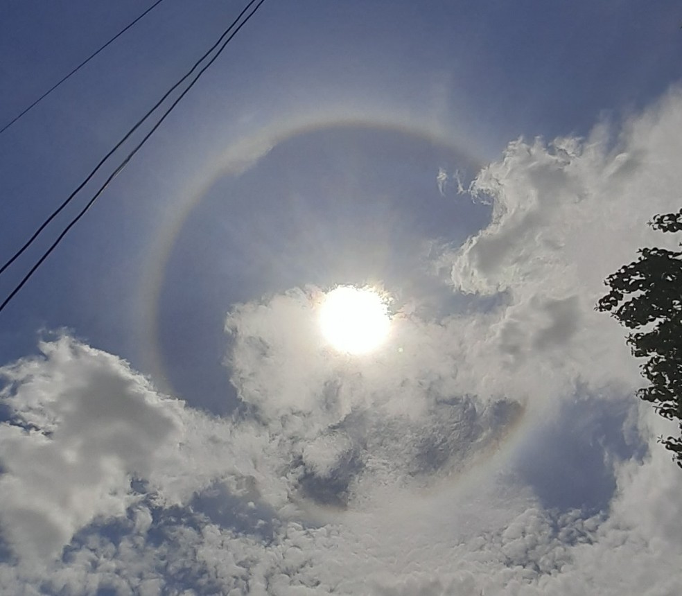 Halo Solar impressiona moradores em Goiás; entenda o fenômeno, Goiás