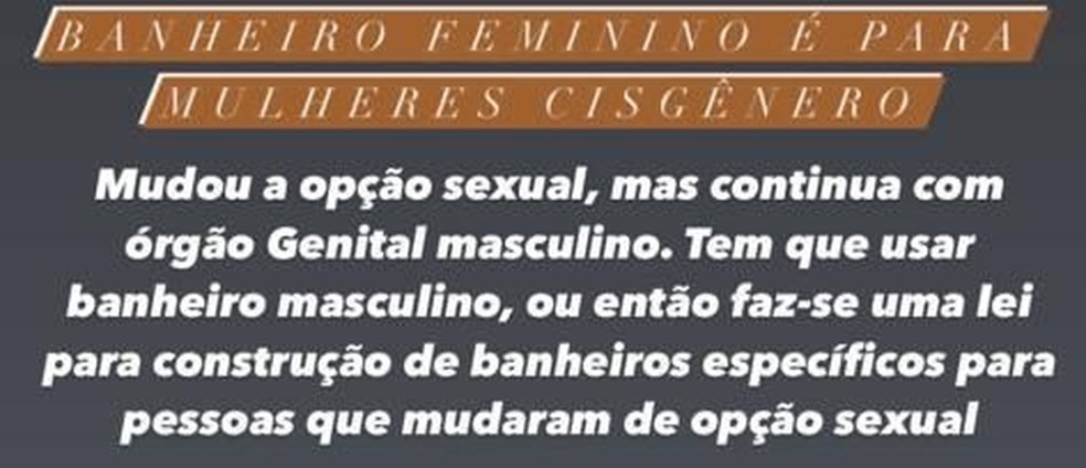 Francineudo Costa publicou nas redes sociais e MPF pede apuração da PF sobre possível teor transfóbico da postagem — Foto: Reprodução