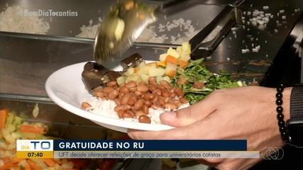 Alunos cotistas da UFT agora podem comer de graça no restaurante universitário