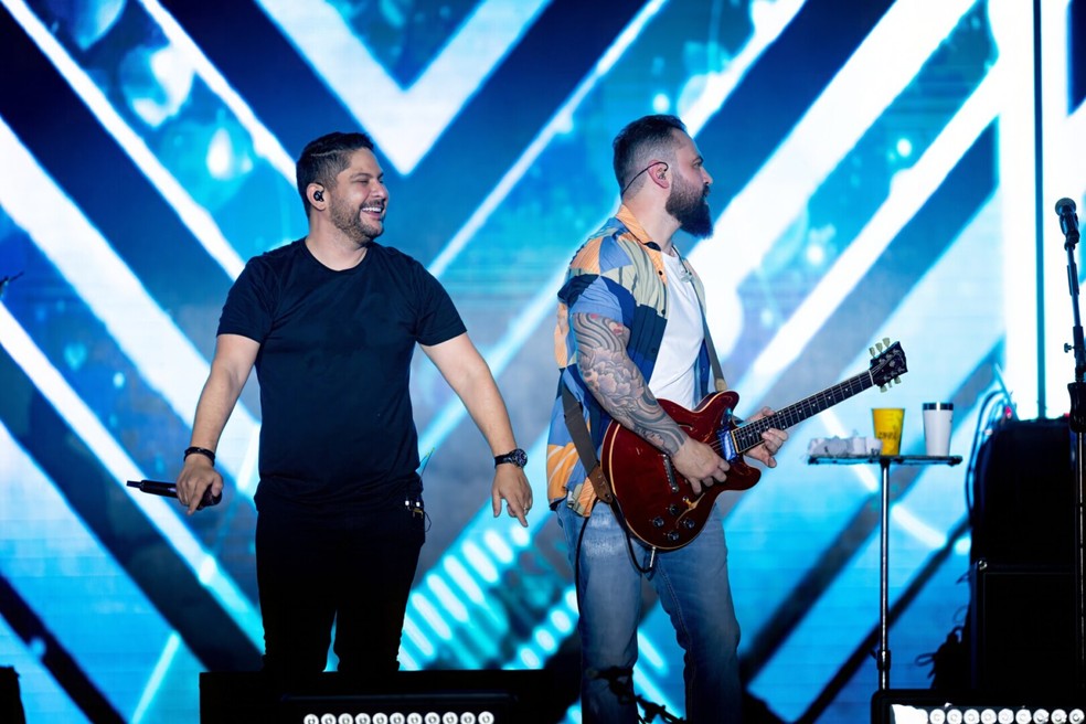 Jorge e Mateus — Foto: Cadu Fernandes