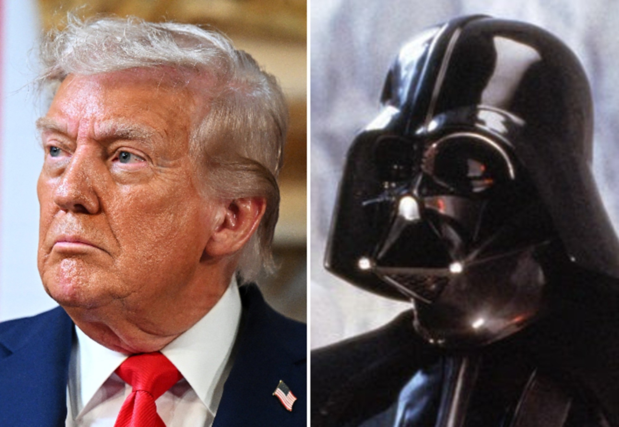 É #FAKE que Guarda Real britânica tocou para Trump a 'Marcha imperial', tema de Darth Vader em 'Star Wars'