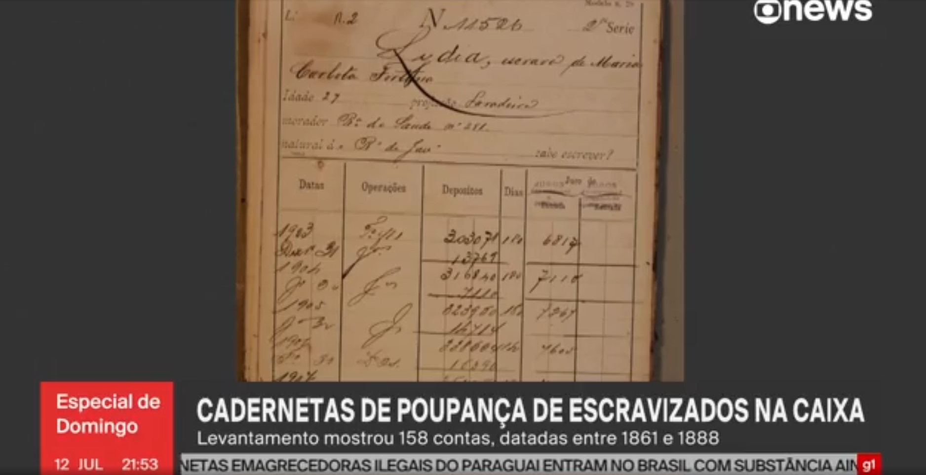 Arquivo Nacional negocia acordo com a Caixa para digitalizar cadernetas de poupança de pessoas escravizadas
