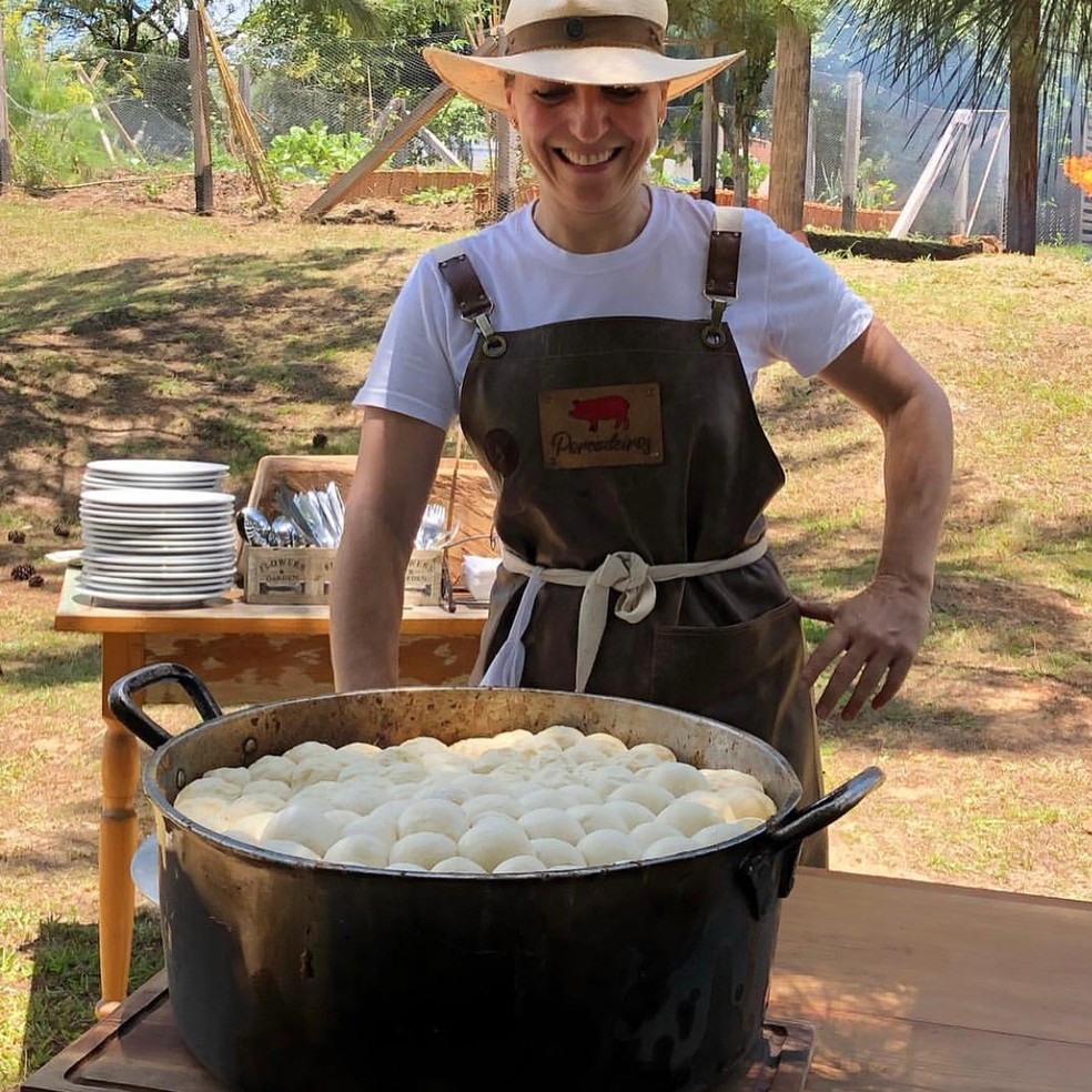 Pelas mãos da chef Rosane Radecki, o Pão no Bafo extrapolou os limites de Palmeira — Foto: Redes sociais