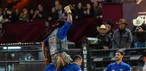 Alisson de Souza montou o touro Relíquia da Patroa no Round Final e conquistou o título da etapa da PBR da Festa do Peão de Americana, neste domingo (7) — Foto: Thomaz Marostegan