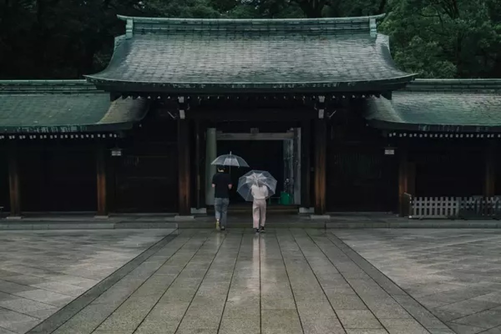Grande Templo de Ise, no Japão — Foto: Reprodução