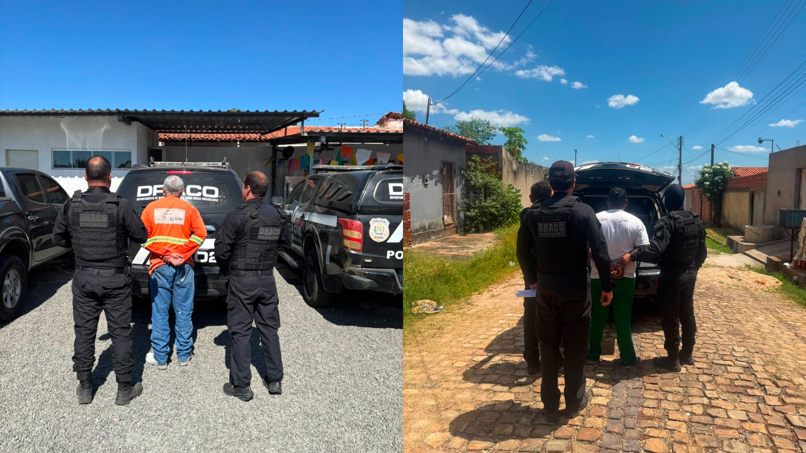 Homens condenados por estupro de vulnerável são presos no PI; penas ultrapassam 27 anos
