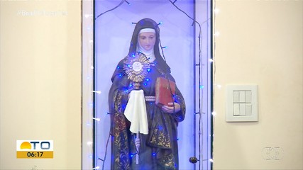 Fiéis se reúnem para último dia do festejo de Santa Clara em Palmas