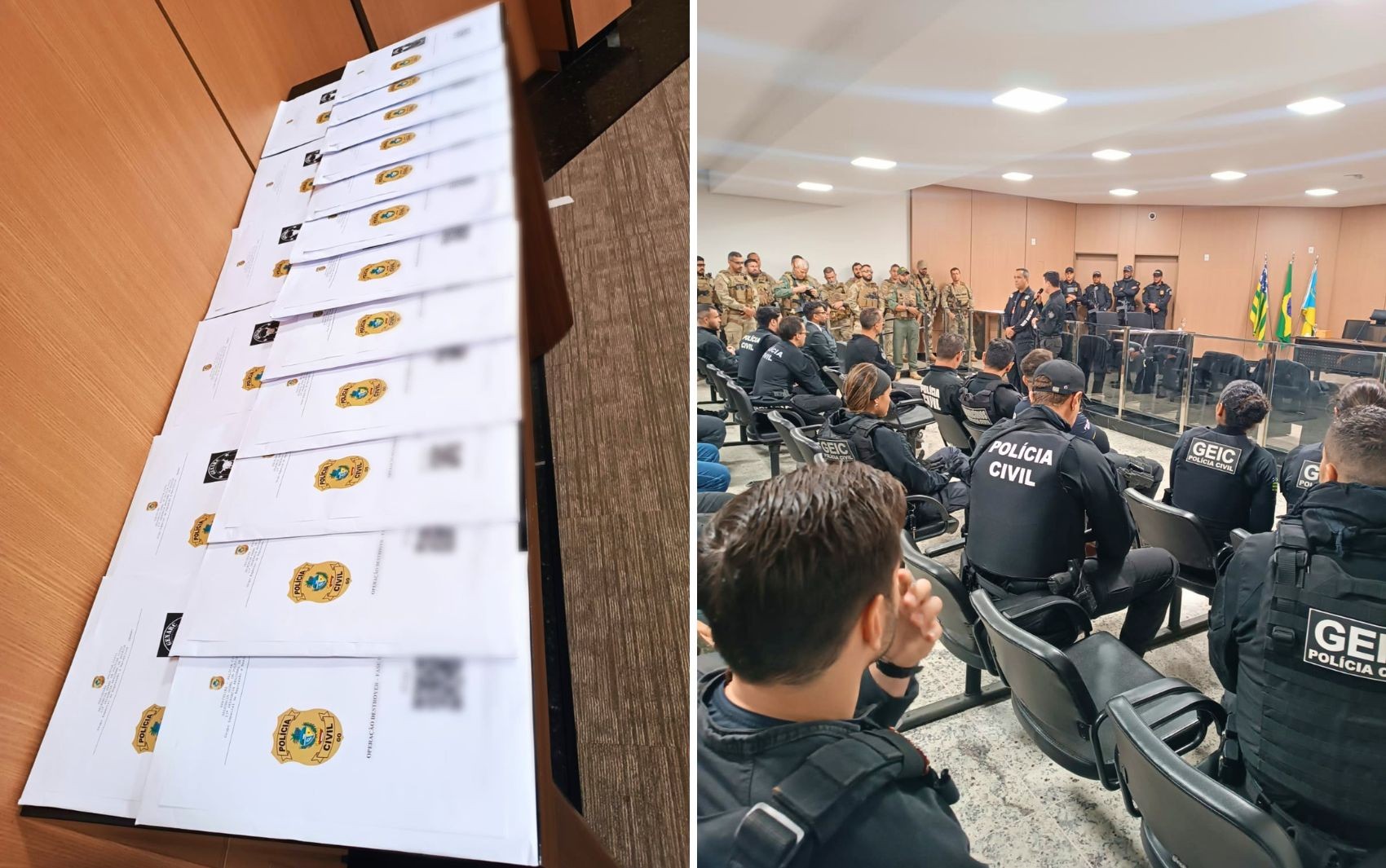 Operação cumpre mais de 50 mandados contra suspeitos de participar de organização criminosa em Goiás e mais dois estados 