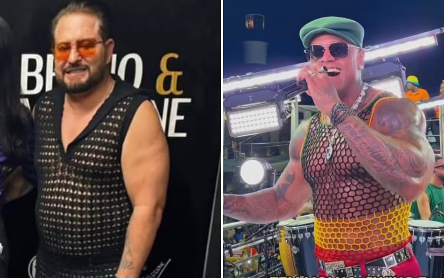 Marrone brinca após look inspirado em Léo Santana virar piada e viralizar: 'Eu errei'