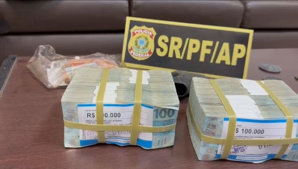 Homem com registro de CAC é preso com R$ 200 mil em carro no Amapá