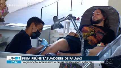 Feira reúne tatuadores até este domingo em Palmas