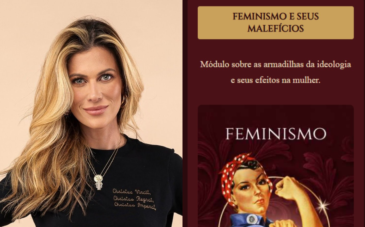 Influencer que criticou BTS vende curso para mulheres sobre 'danos do feminismo' e 'arte da faxina'