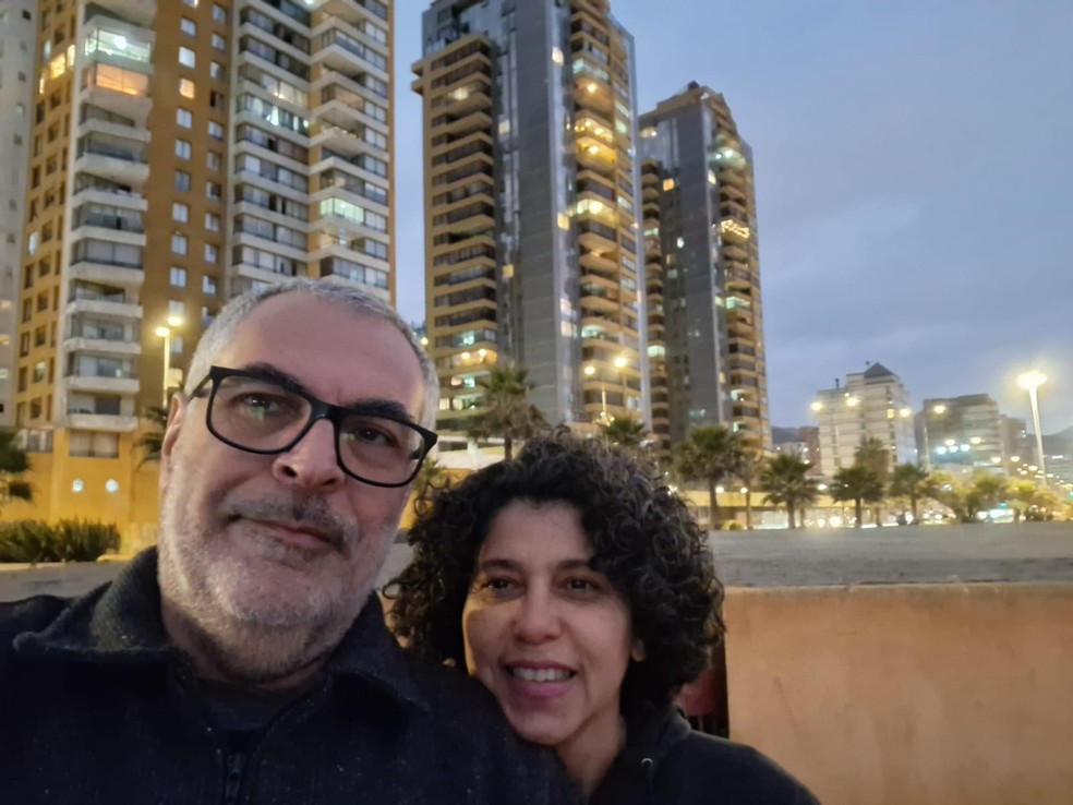 Eraldo e Aurora, casal que estava desaparecido no Chile há cinco dias — Foto: Arquivo pessoal