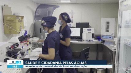 Em Juruti, moradores de comunidades de Juruti recebem ação de cidadania e saúde