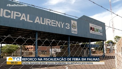 Fiscalização na feira do Aureny 3 é reforçada após curto-circuito