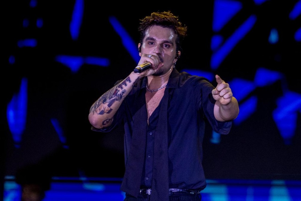 Luan Santana se apresenta no Limeira Rodeo Music 2026 &mdash; Foto: Thomaz Marostegan/g1