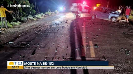 Homem morre após batida entre veículos na BR-153, em Xambioá