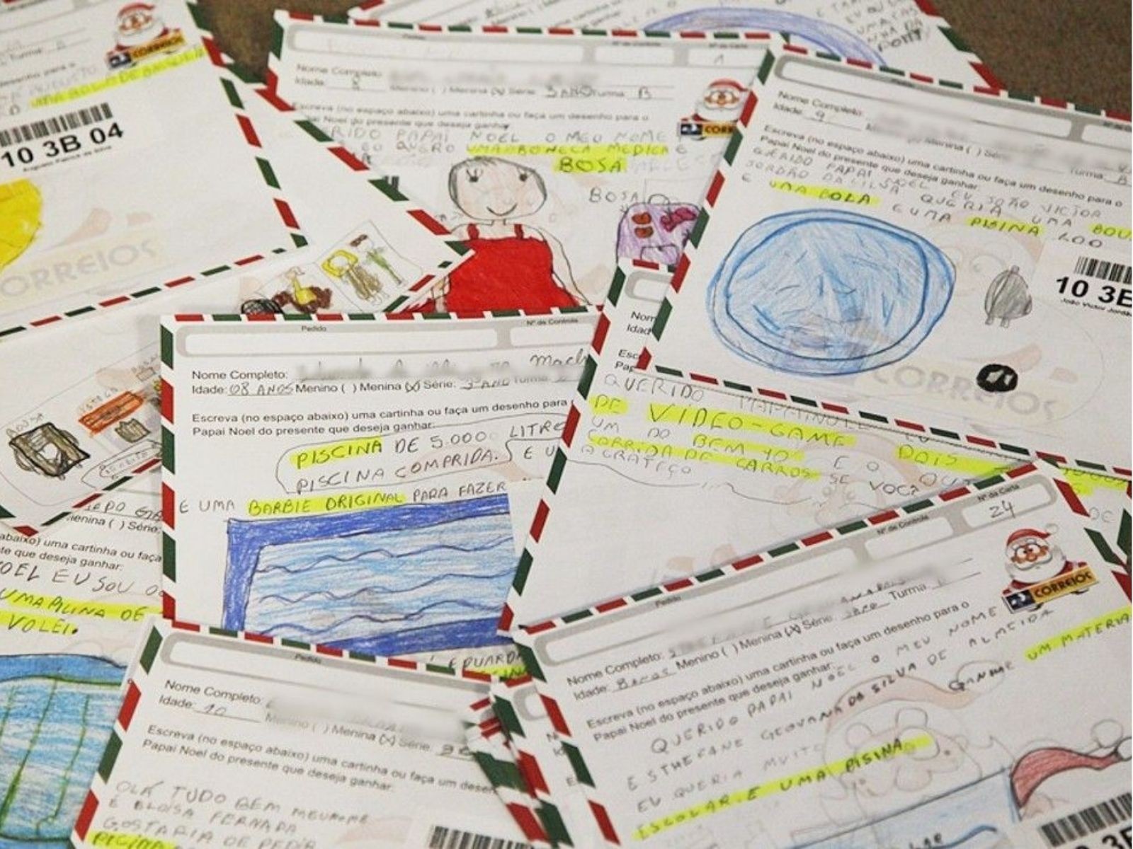 Papai Noel dos Correios: Adoção de cartas acaba nesta segunda-feira (8); mais de 1 mil já foram escolhidas no AC