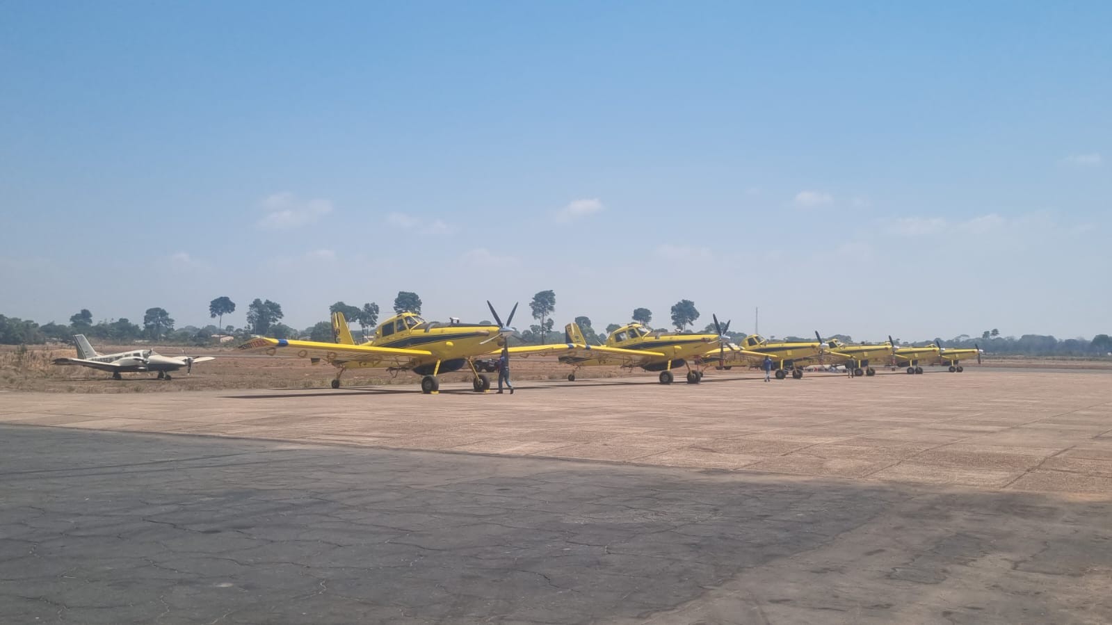 Densa fumaça de queimadas impede decolagem de aviões do Ibama para combater incêndios no Pará