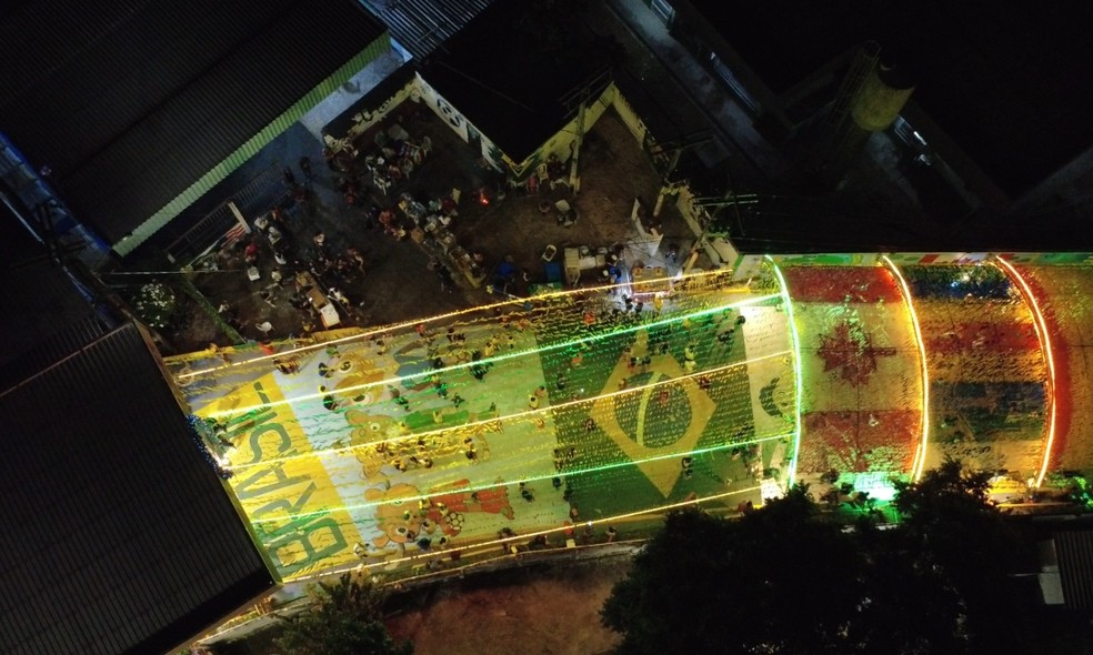 Rua de Acesso, no bairro Compensa, em Manaus. — Foto: Alexandro Pereira/Rede Amazônica