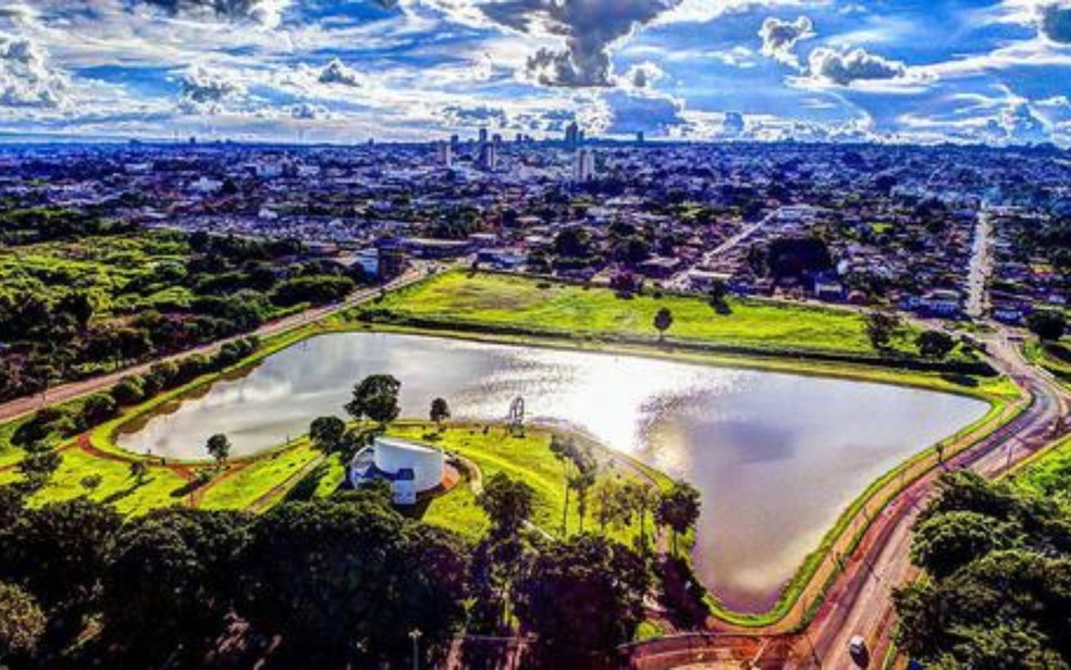 Vista area da cidade de Jata, Gois  Foto: Reproduo/Cmara Municipal de Jata