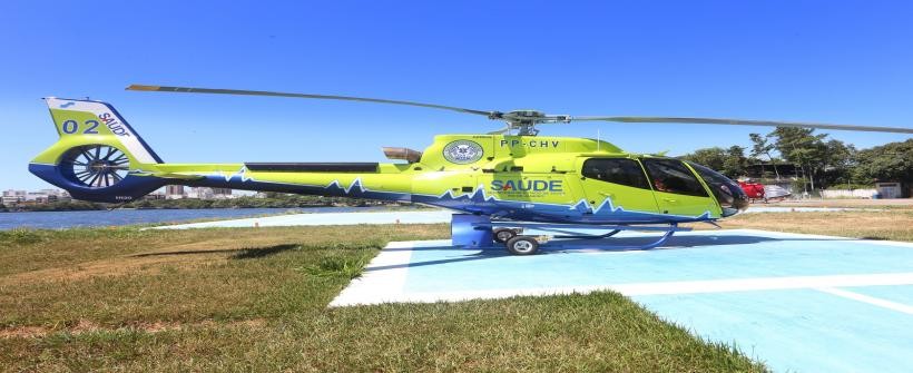 Helicóptero resgata equipe médica presa na Serra das Araras para garantir transplante em Volta Redonda