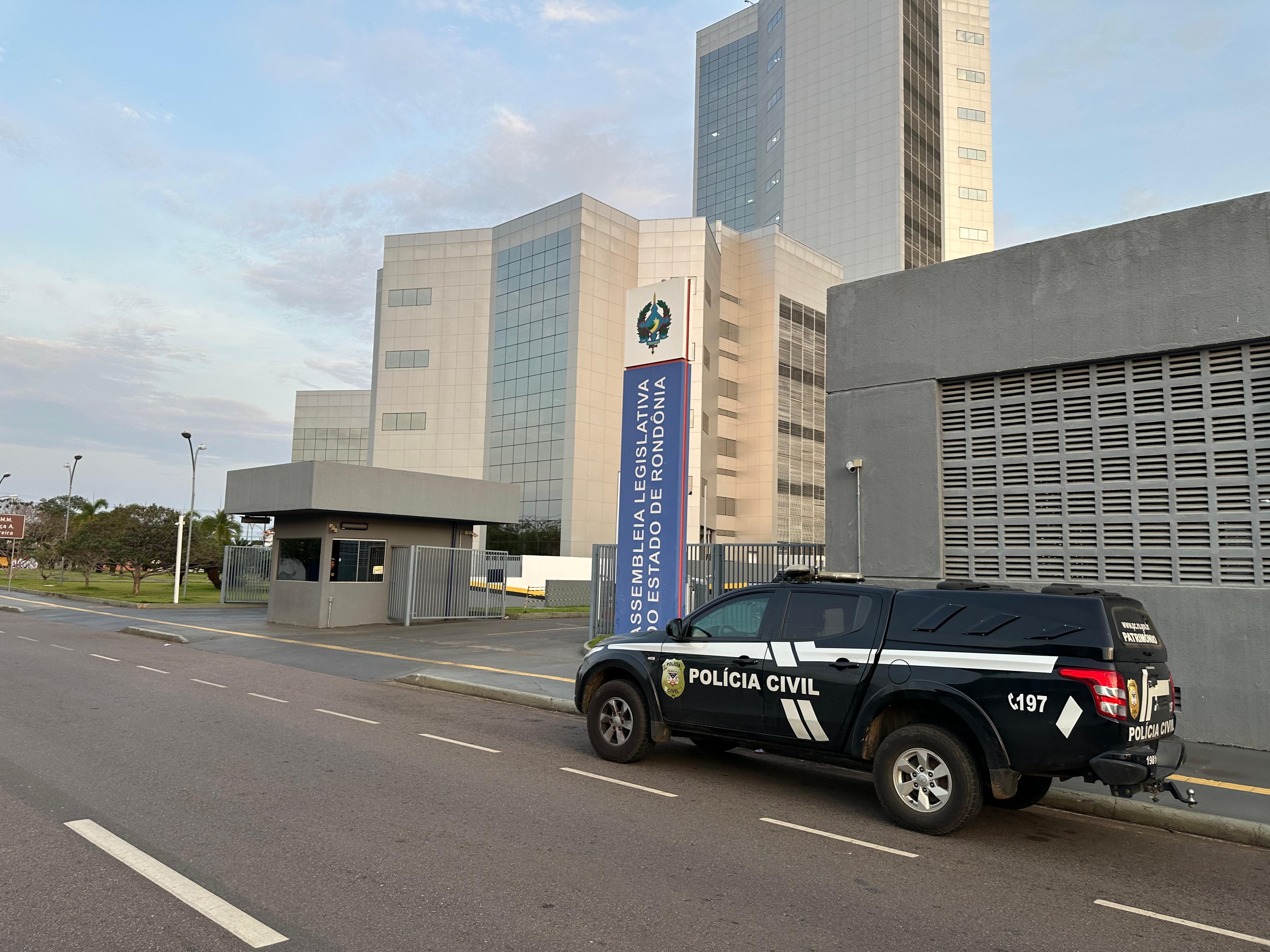 Polícia Civil descobre esquema de servidores fantasmas na Assembleia Legislativa de RO
