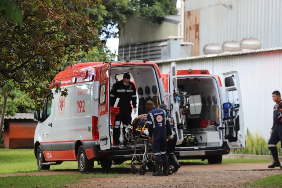 Acidente com empilhadeira deixa homem de 58 anos gravemente ferido no interior de SP