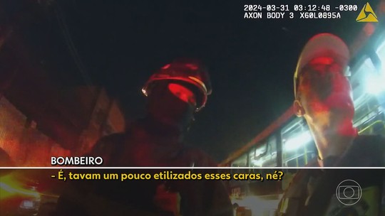 VÍDEO: bombeiro diz que motorista do Porsche estava alcoolizado - Foto: (Reprodução/ TV Globo)