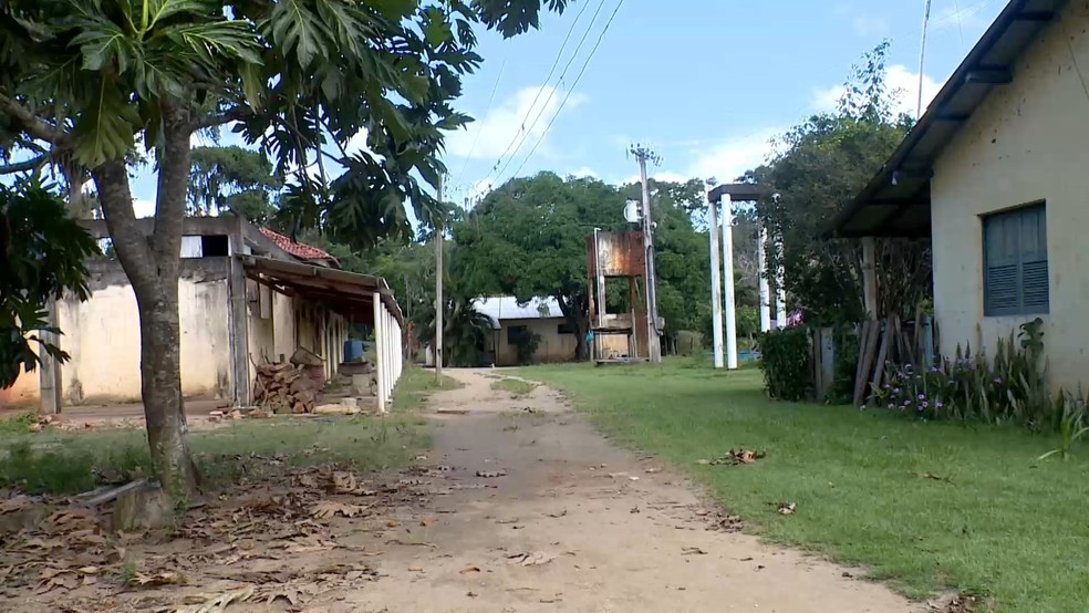 Sogro matou genro de 27 anos para defender filha grávida e a esposa na zona rural de Linhares, Espírito Santo — Foto: Reprodução/TV Gazeta