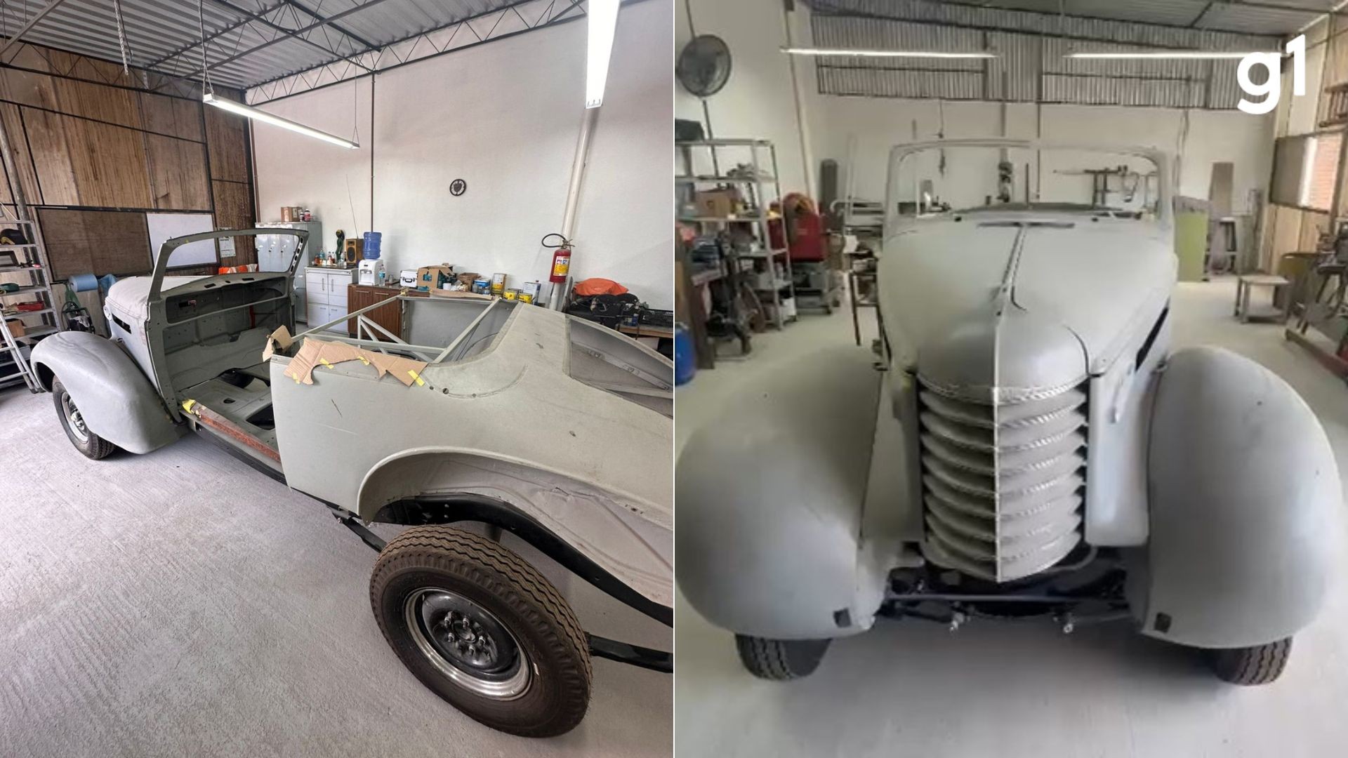 VÍDEO: Especialista em carros antigos, detento restaura conversível raro em oficina montada dentro de presídio no RS