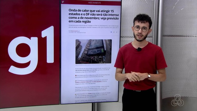 G1 em 1 Minuto RO: Onda de calor em Rondônia e chuva de meteoros